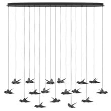 Paratebueno Steel 17 Birds LED Linear Pendant